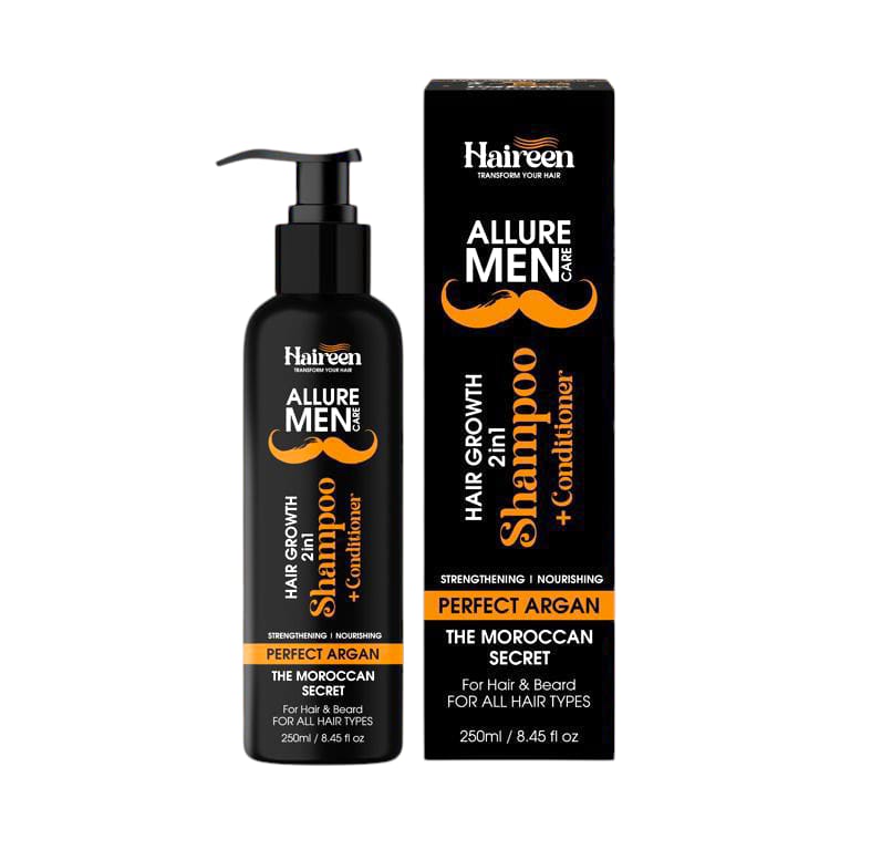 Haireen Allure Men Care Hair Growth Shampoo (250ml)